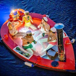 Londyn: Rejs historyczny Hot Tub Boat z przewodnikiem po Docklands