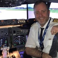 Doświadczenie w symulatorze lotu Boeingiem 737-800